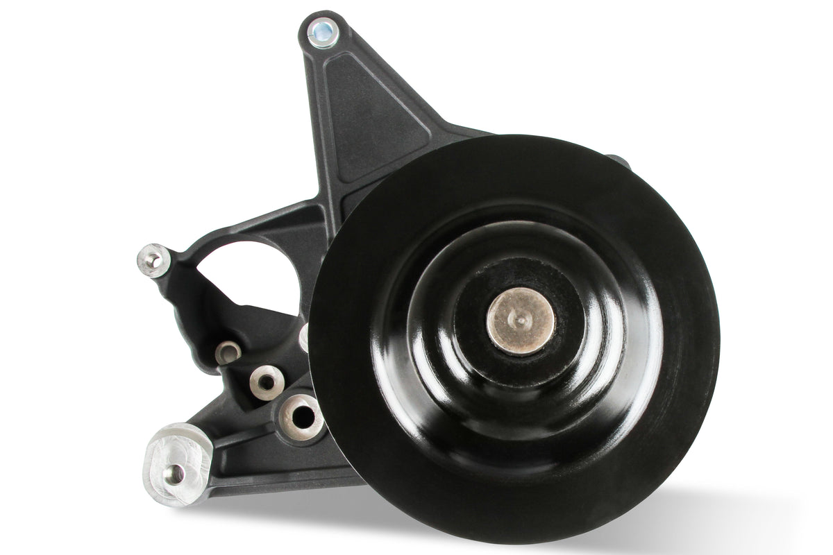 Holley BRACKET KIT, P/S LT5-W SHORT SPACER NATURAL-BLACK FINISH - 97-267BK