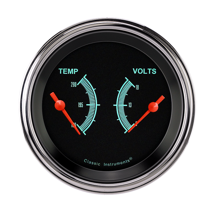 Classic Instruments G/Stock 3" Dual - Temp & Volt - GS74SLC