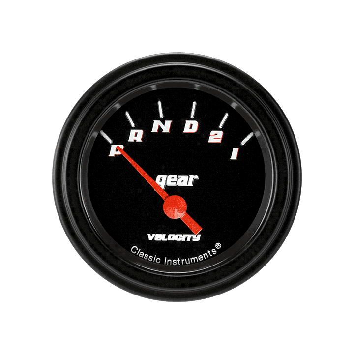 Classic Instruments Velocity Black 2 18/" Gear Indicator - VS07BBLF