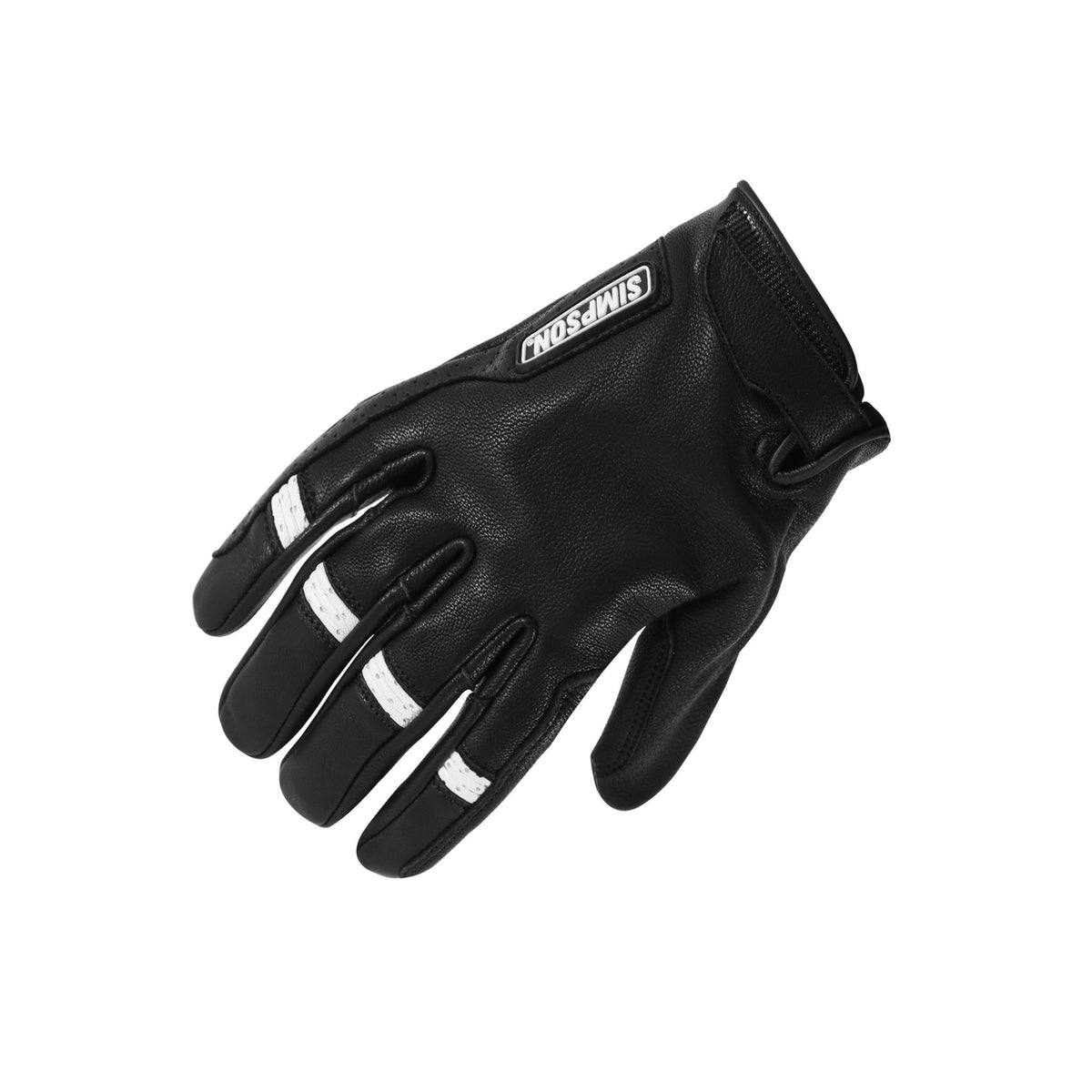 Simpson Ghost Leather Glove - Black - Small - 45049SM