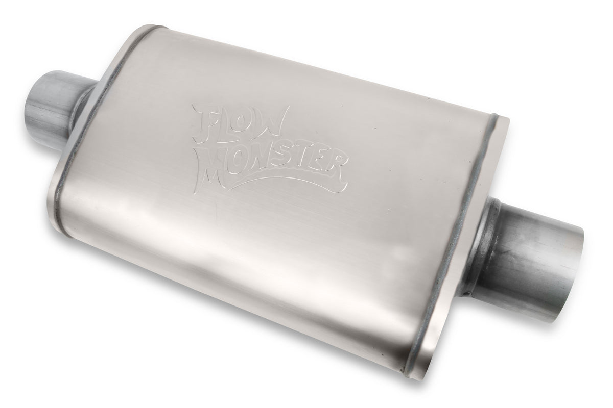 Flowmonster 409SS OVAL CASE ABSORPTION MUFFLER - 11219-FM