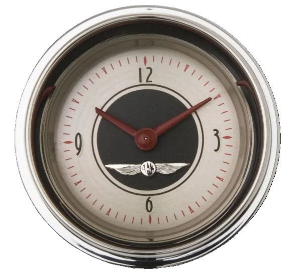 Classic Instruments All American Nickel 2-1/8" Clock - AN90SHC