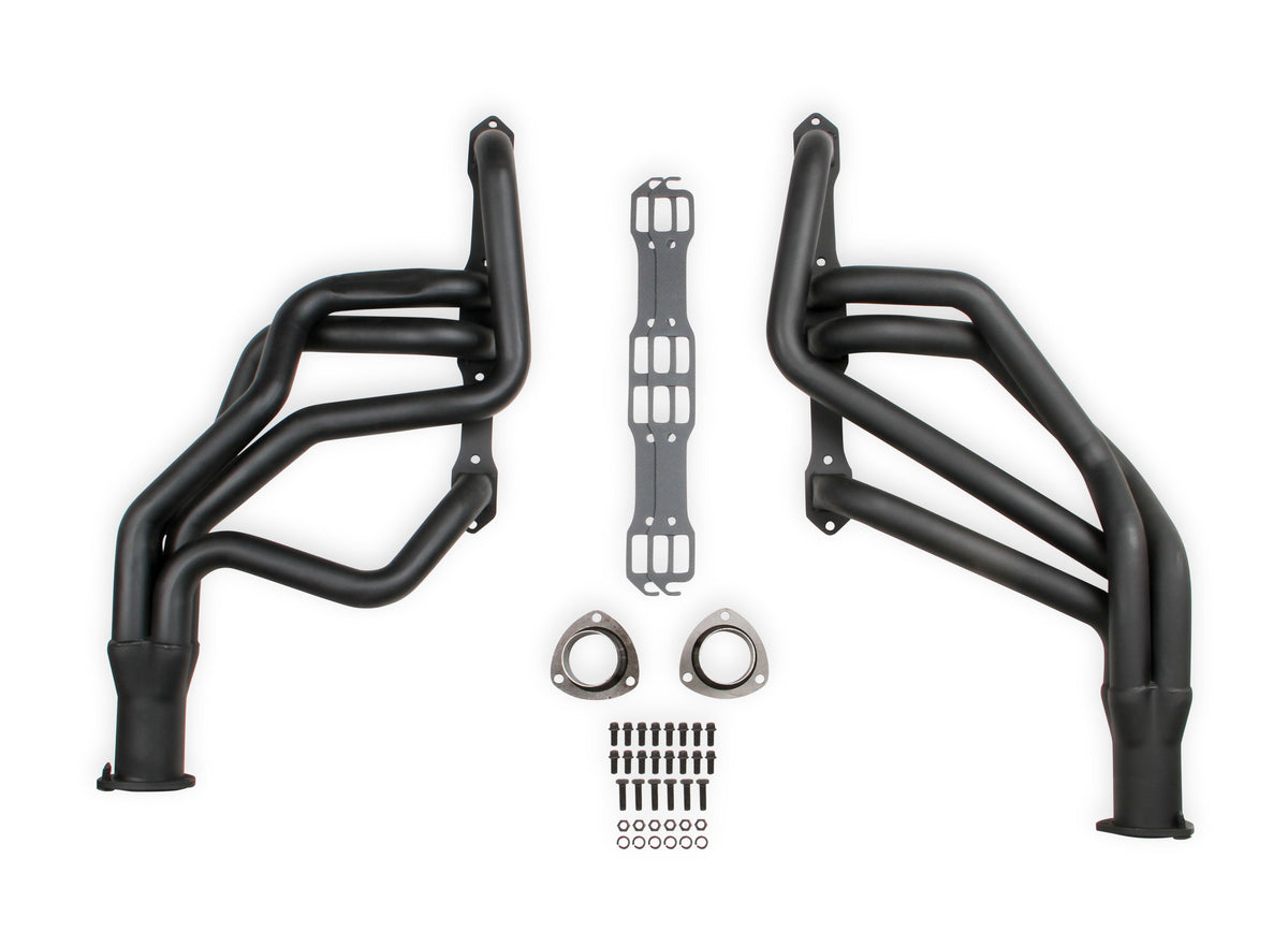 Flowtech Long Tube Header - Black Paint - 13130FLT