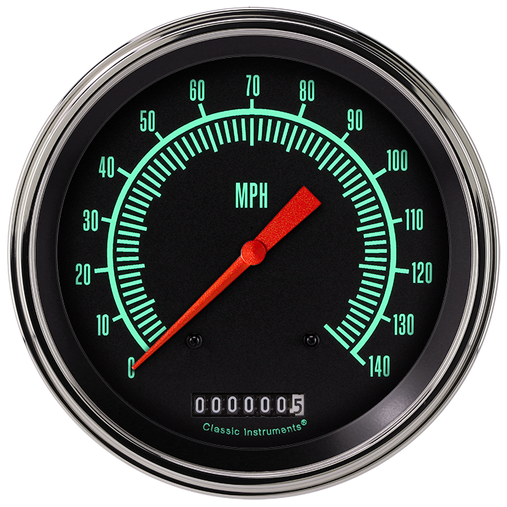 Classic Instruments G/Stock 5" Speedometer Gauge (140 MPH) - GS56SLC