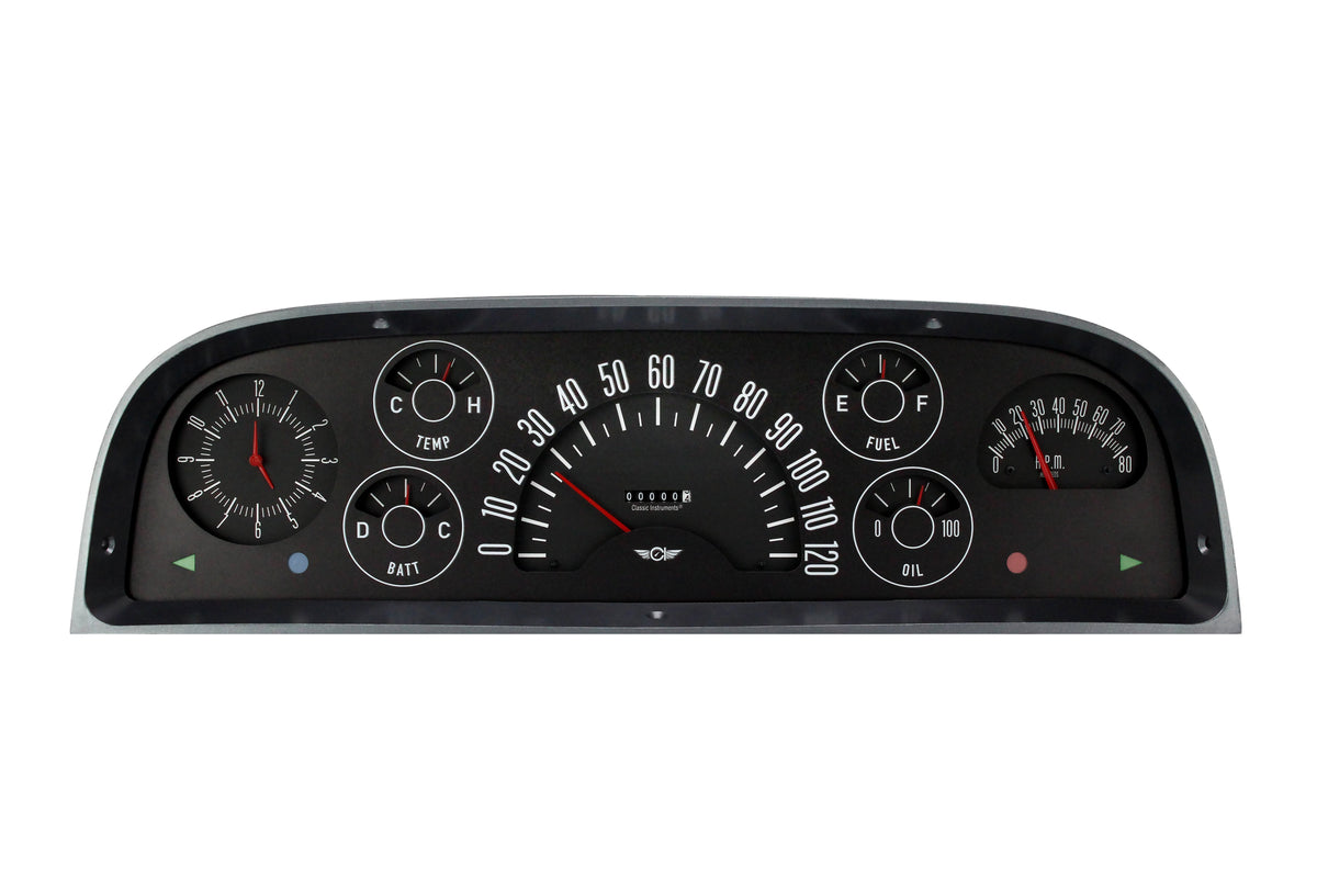 Classic Instruments Classic Truck Package Black - CT60B