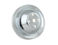 Mr. Gasket Water Pump Pulley - Chrome - Double Groove - 4975