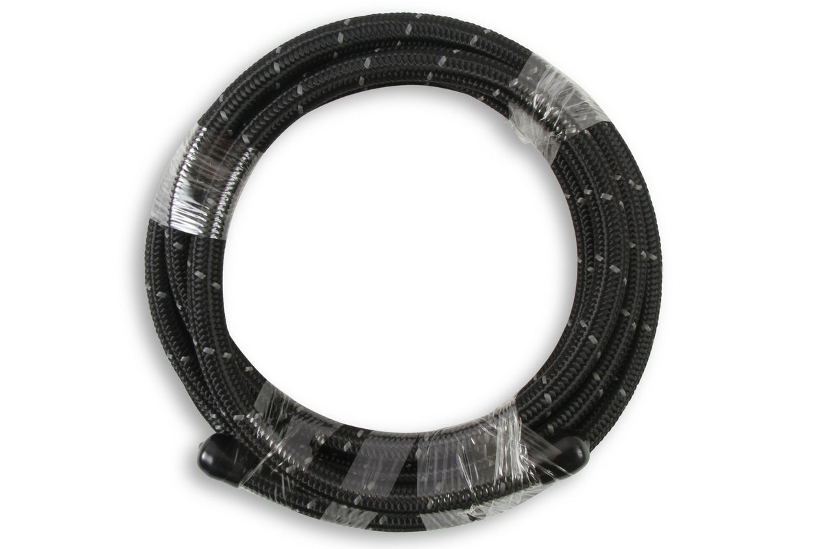 Mr. Gasket Black Nylon Braided Hose 6 AN - 10 Feet - 841006