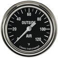 Classic Instruments Hot Rod 2-5/8" Outside Air Tempature Gauge - HR399SLF