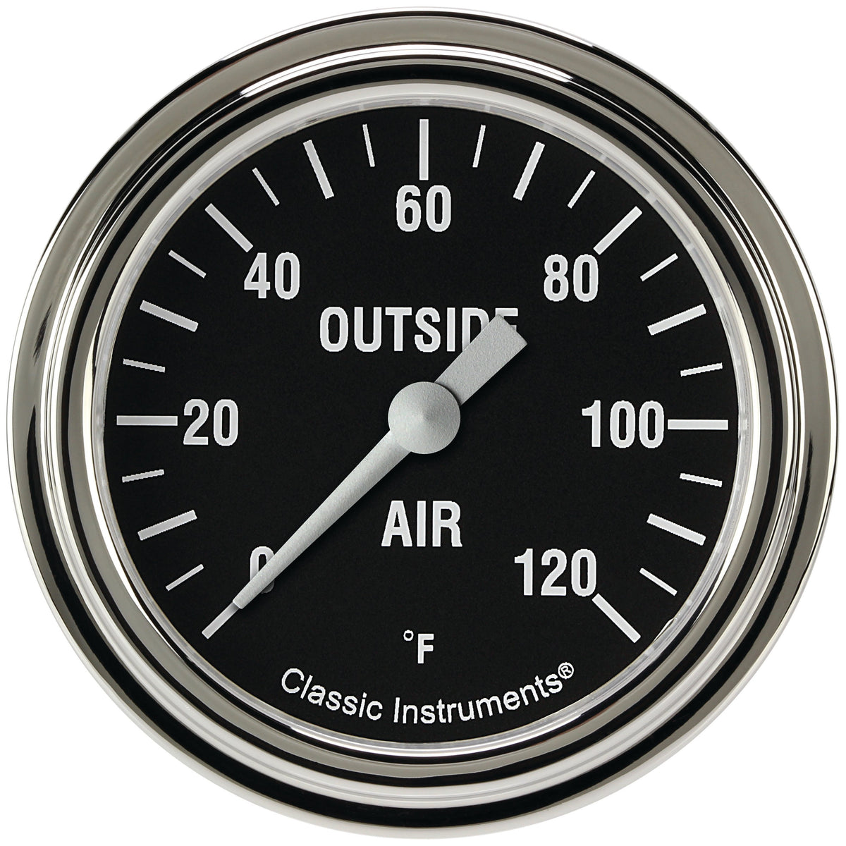 Classic Instruments Hot Rod 2-5/8" Outside Air Tempature Gauge - HR399SLF