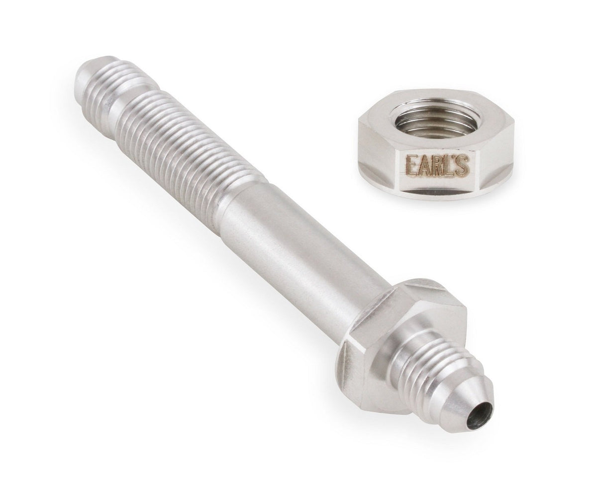Earl’s Straight -4 Bulkhead - Stainless Steel - SS983504ERL