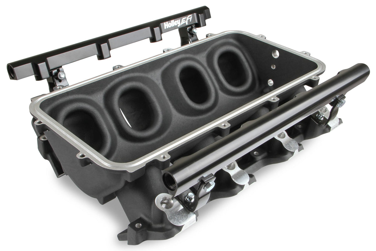 Holley EFI Base Manifold and Rail Kit for Lo-Ram - LS1/LS2/LS6 - 300-600BK