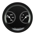 Classic Instruments AutoCross Gray 3-3/8" Temperature & Volt Dual Gauge - AX74GBLF