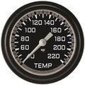 Classic Instruments Autocross Gray 2-5/8" Stock Eliminator Tempature Gauge - AX329GBLF
