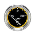 Classic Instruments AutoCross Yellow 2-5/8" Short Sweep Water Temp Gauge - AX226YAPF-06