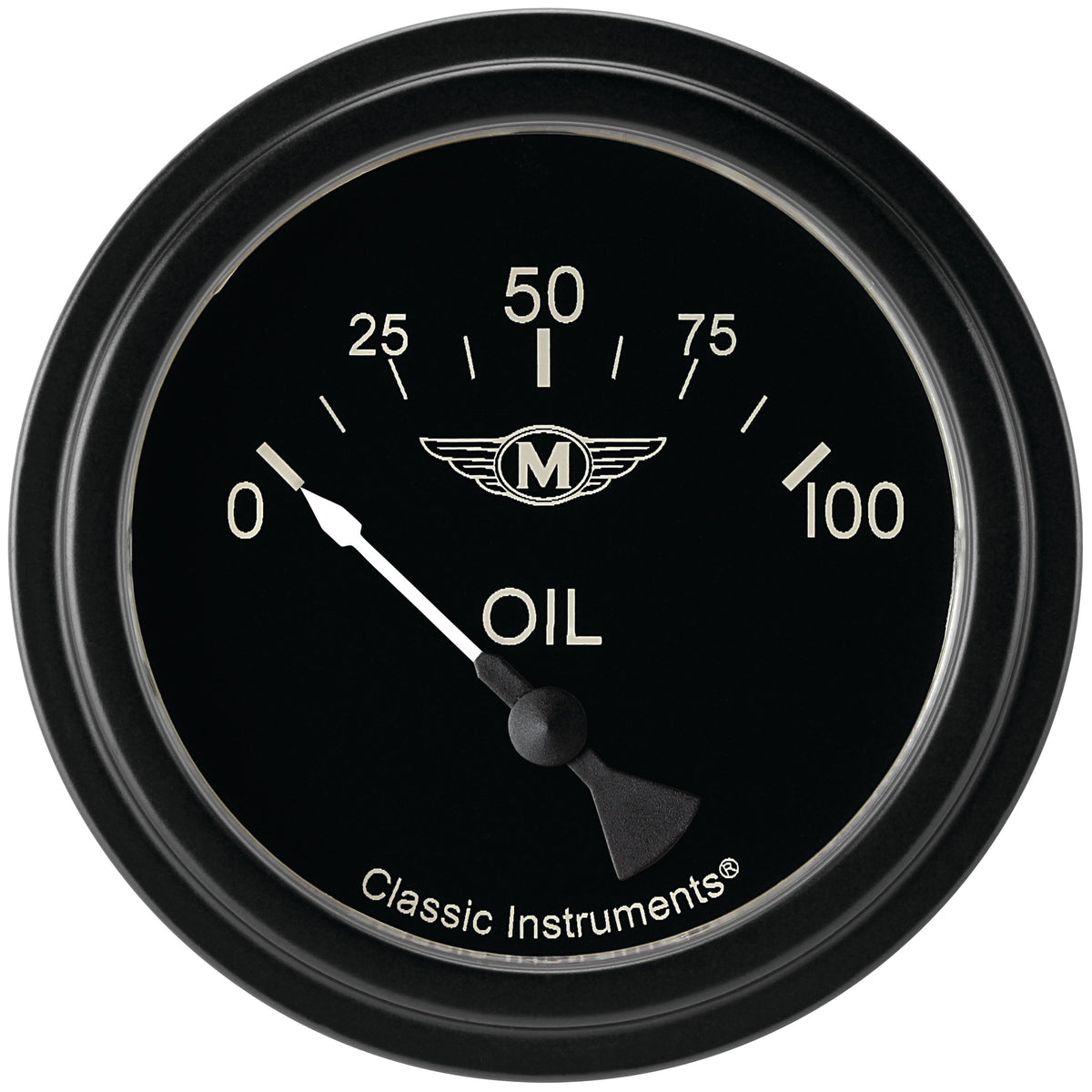 Classic Instruments Moal Bomber 2-5/8" Oil Pressure Gauge - MA281BLF