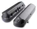 Holley 2-Piece Ford Style Valve Cover - Gen III/IV LS - Satin Black - 241-187