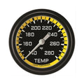 Classic Instruments AutoCross Yellow 2-5/8" Full Sweep Water Temp Gauge - AX326YBLF-04