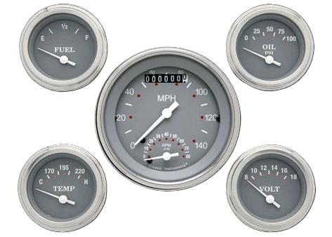Classic Instruments SG 3" Ultimate With 2-1/8" Fuel/Temp/Volt/Oil GM - SG35SLF