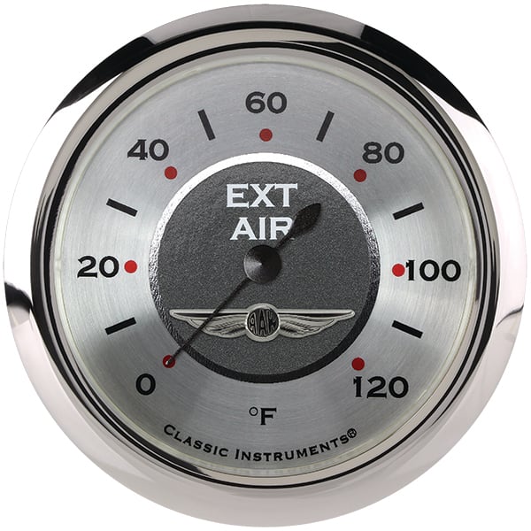 Classic Instruments All American 2-5/8" Outside Air Temp Gauge - AW399SRC