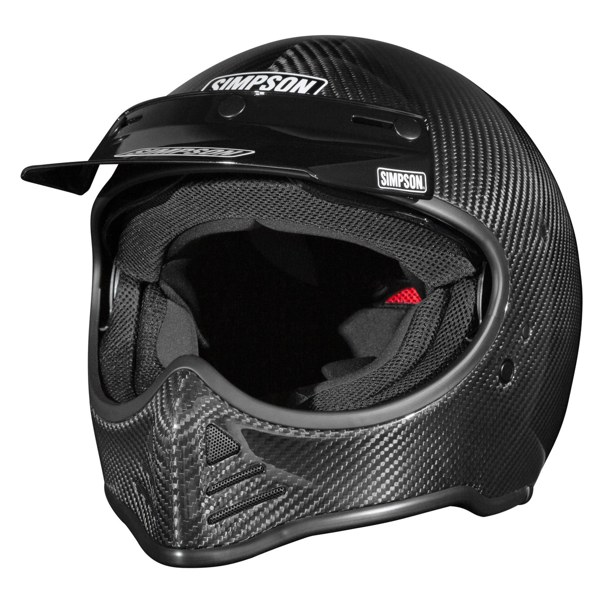 Simpson M52 Bandit Helmet - Carbon Fiber - Large - M52CLG