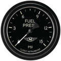 Classic Instruments Moal Bomber 2-5/8" Fuel Pressure Gauge (15 PSI) - MA345BLF