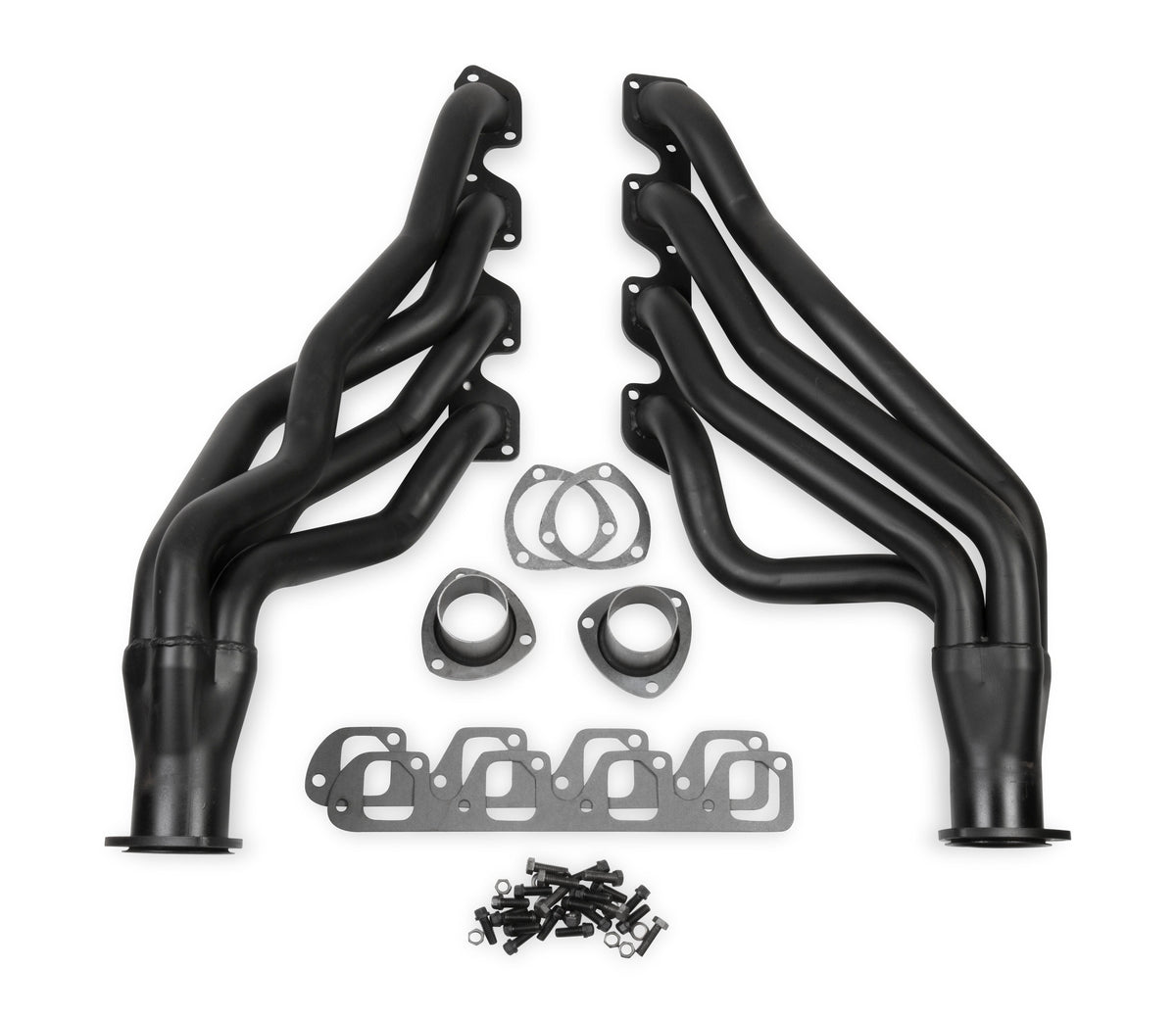 Flowtech Long Tube Header - Black Paint - 12118FLT