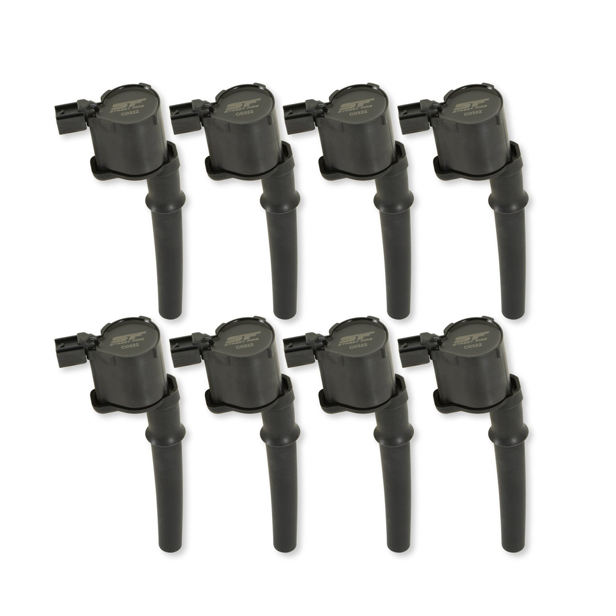 MSD Street Fire Ignition Coils - 1999-2014 Ford 4.6L/5.4L Modular 4-valve - 8-Pack - 55148