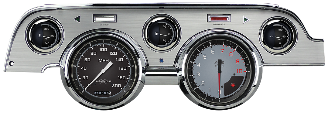 Classic Instruments Autocross Gray Package - MU67AXGBA