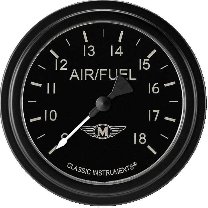 Classic Instruments Moal Bomber 2-5/8" Air Fuel Ratio Gauge - MA394BLF