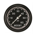 Classic Instruments Autocross Gray 2-5/8" Boost Gauge (60 PSI) - AX343GBLF