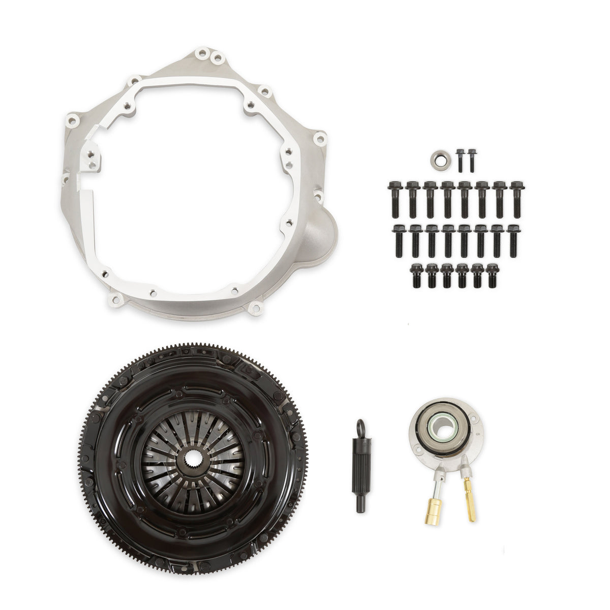 Holley Complete Transmission Installation Kit
- 6-Bolt LS Engine to T-56 / Magnum - 319-510