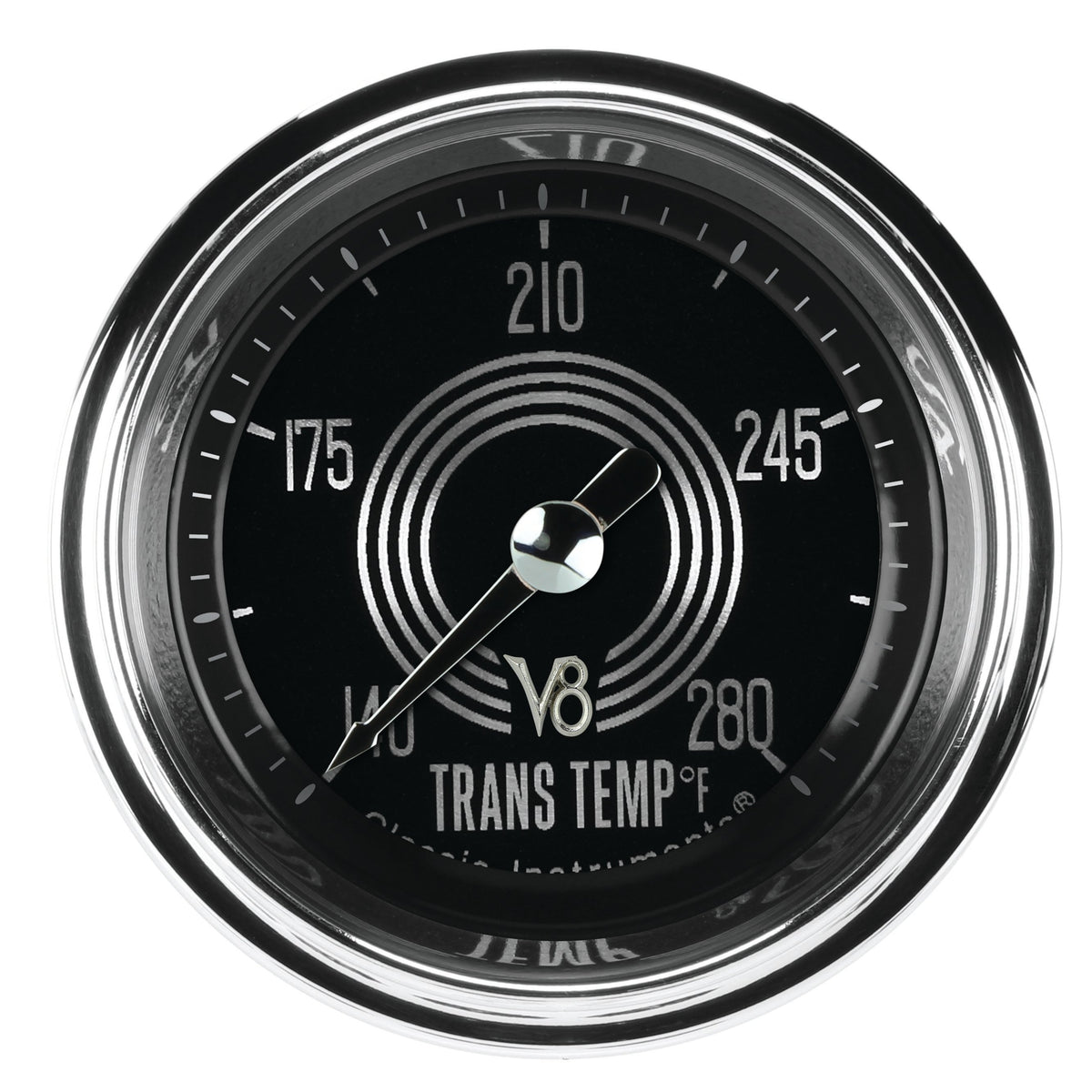 Classic Instruments V8 Speedster 2-1/8" Transmission Temperature Gauge - V8SR127SHC