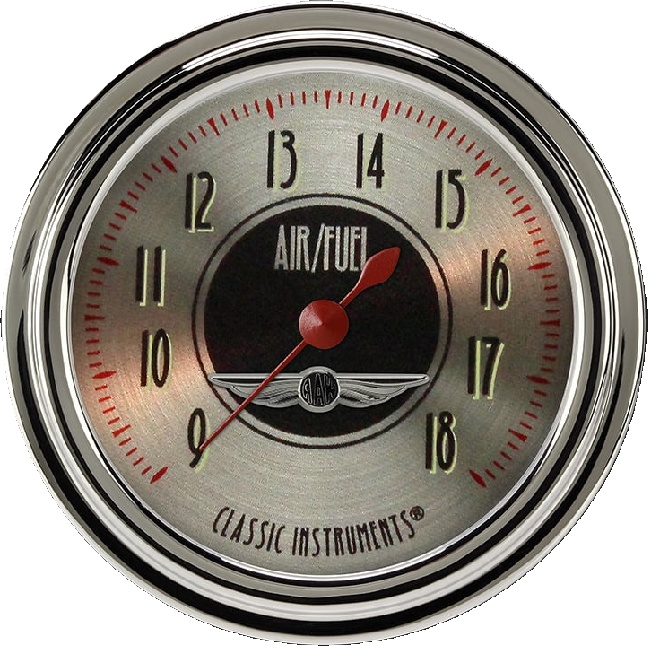 Classic Instruments All American Nickel 2-5/8" Air Fuel Ratio Gauge - AN394SLC