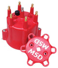 MSD Chevy MSD 6 Cylinder HEI Distributor Cap w/Retainer - 8014