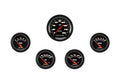 Classic Instruments Velocity Black Five Gauge Set - VS200BBLF