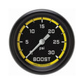 Classic Instruments Autocross Yellow 2-5/8" Boost Gauge (30 PSI) - AX342YBPF