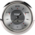 Classic Instruments All American 2-5/8" Full Sweep Water Temperature Gauge - AW326SRC-08