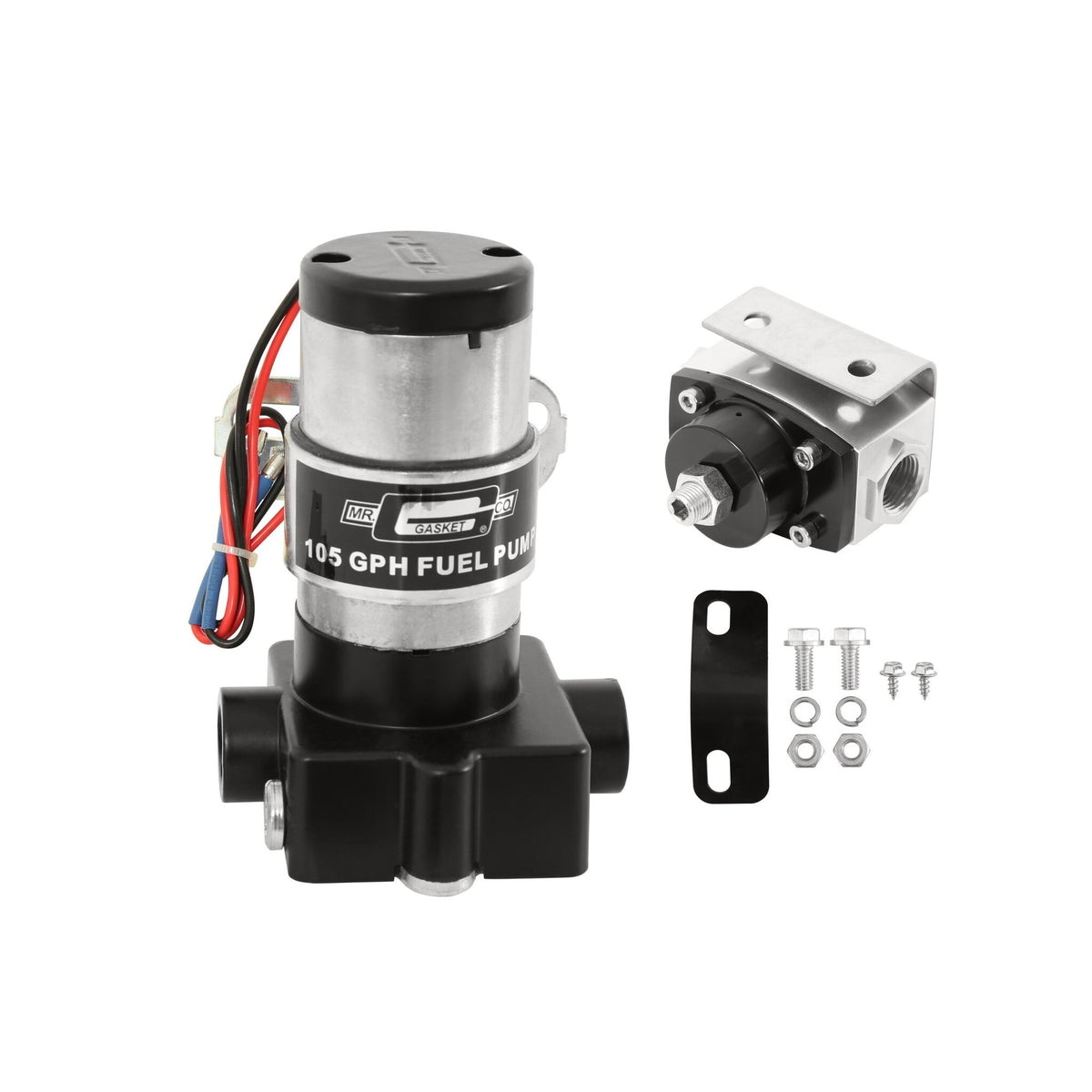 Mr. Gasket Electric Fuel Pump with Regulator - 105 GPH - 105P