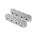 Holley 2-Piece Finned Valve Cover - Gen III/IV LS - Polished - 241-181