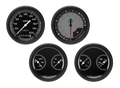 Classic Instruments AutoCross Gray Four Gauge Set - AX05GBPF