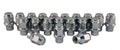Rocket Racing Wheels 1/2 Chrome ET Style Bulge Acorn Lug Nuts 3/4,20PC - C7804-SET