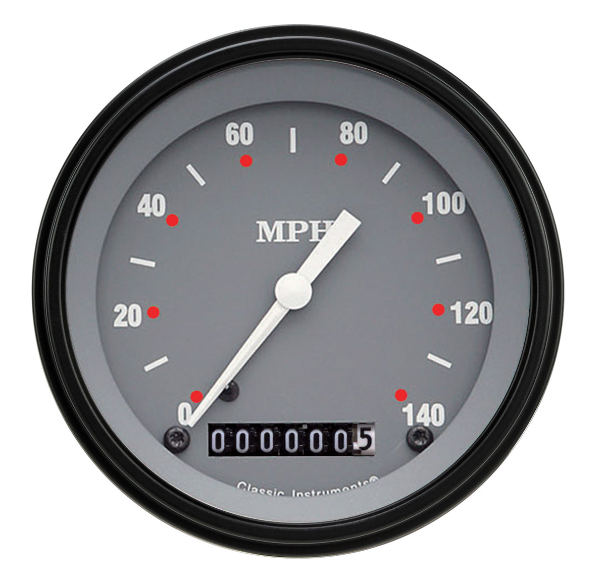 Classic Instruments SG Series 3" Speedometer Gauge (140 MPH) - SG55BLF