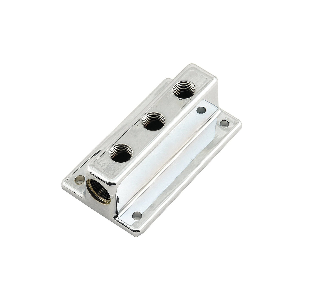 Mr. Gasket Tee Style Fuel Block with 3 Outlets - 6151MRG