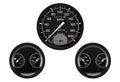 Classic Instruments AutoCross Gray 5" SpeedTach with Two 3" Gauges - AX61GBLF