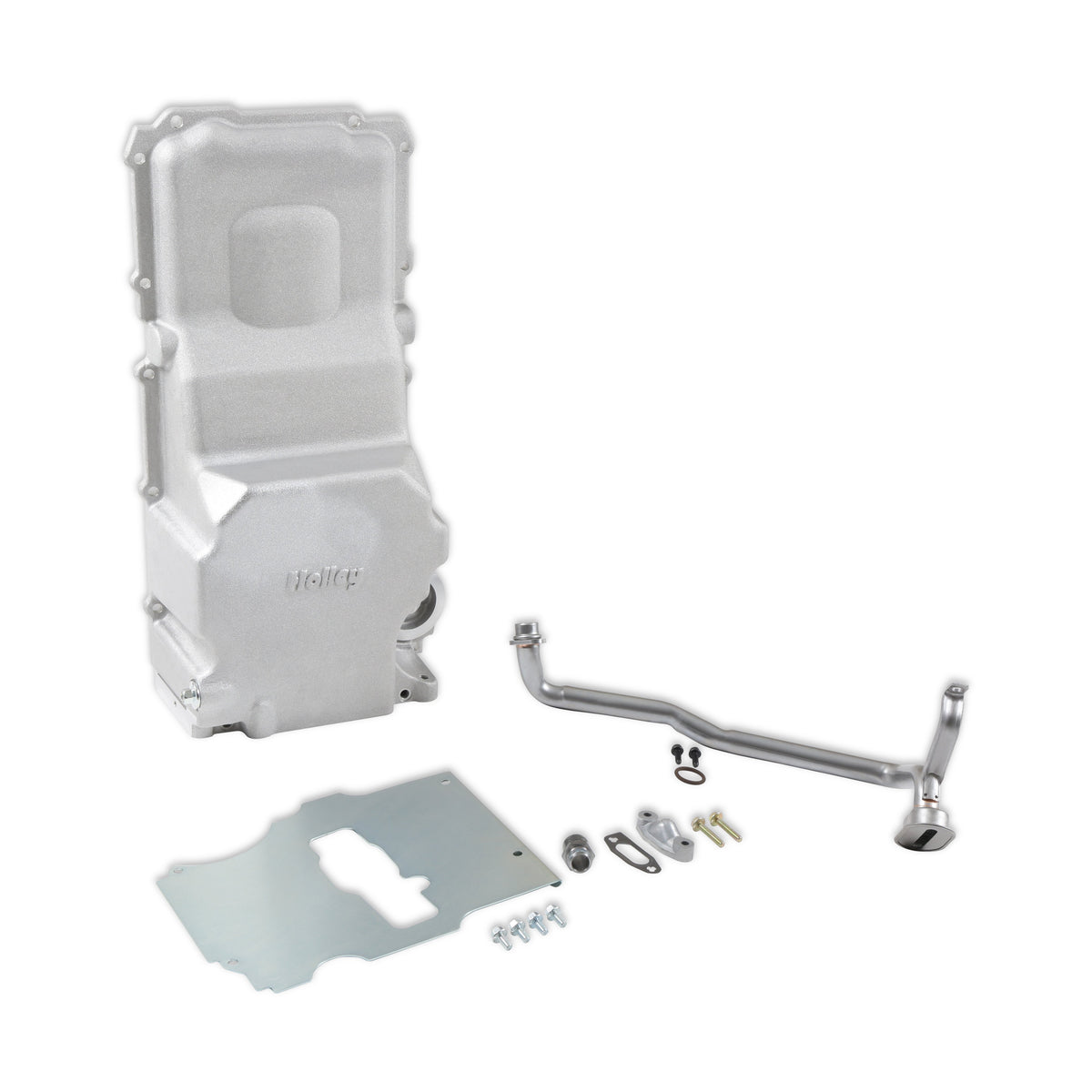 Holley GM LS Swap Oil Pan - Most Front Clearance - No Drain-Back Holes - 302-5