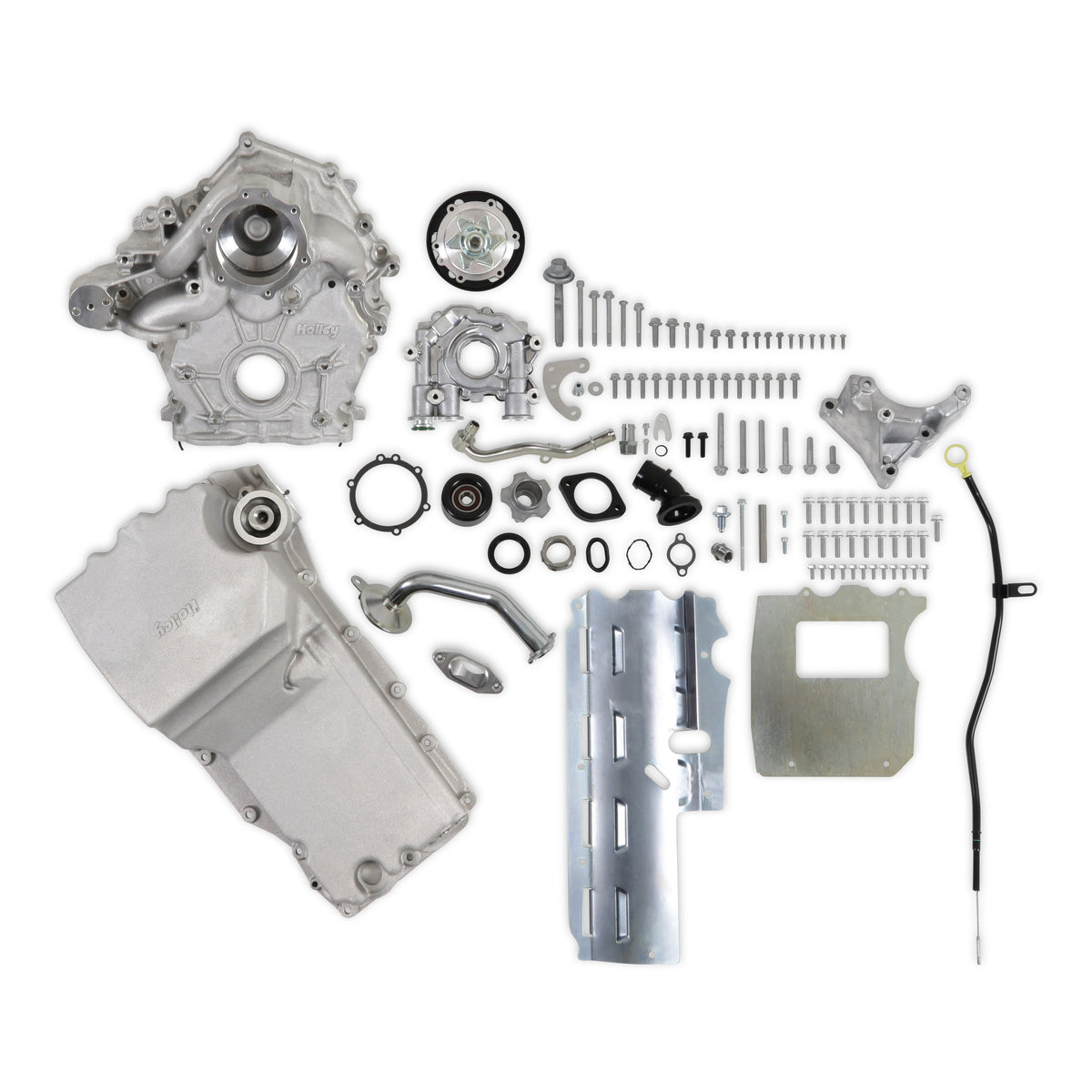 Holley Godzilla High-Mount Accessory Drive
- With Holley Swap Oil Pan and Pump - Base Kit - 20-320