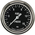 Classic Instruments Hot Rod 2-5/8" Fuel Pressure Gauge (15 PSI) - HR345SLF