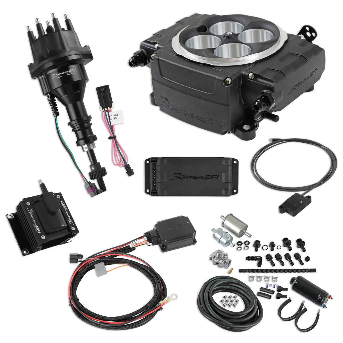 Holley Sniper 2 EFI Bundle with HyperSpark Ignition System - 550-511-BPK-SBF