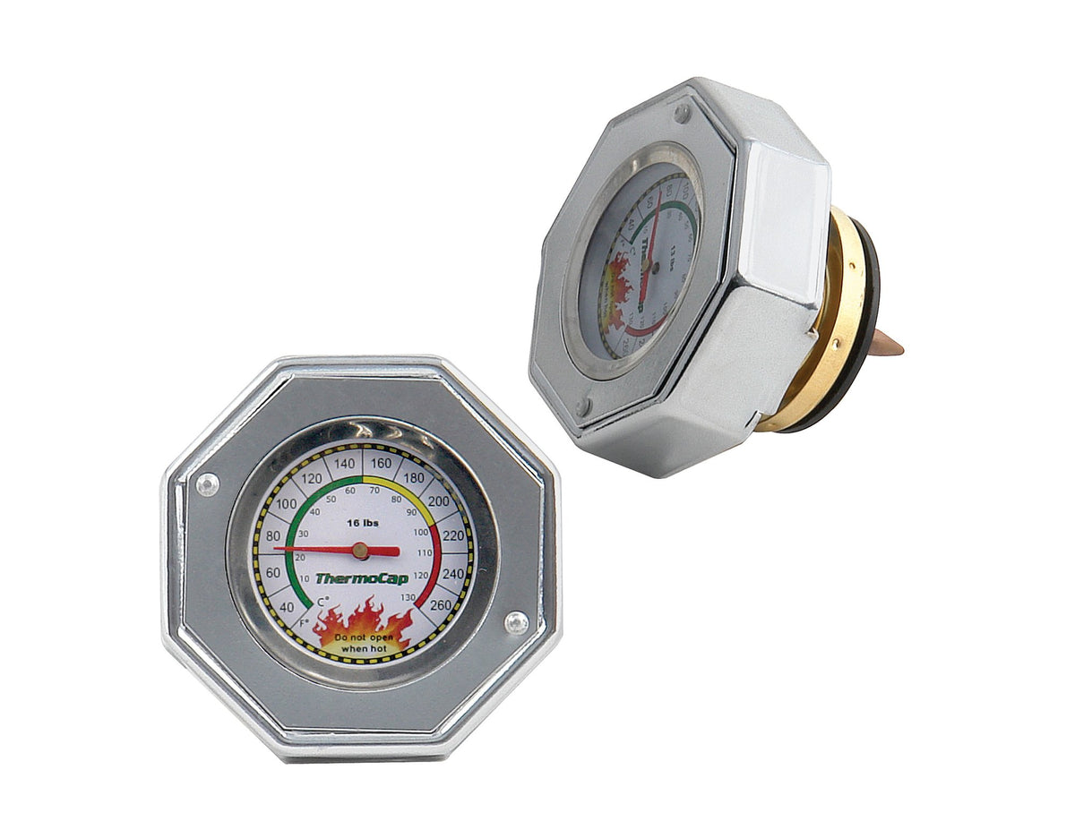 Mr. Gasket Thermocap - 16 PSI - Silver - 2471S