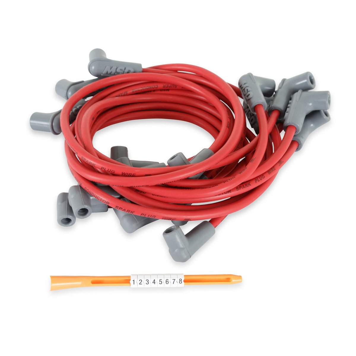 MSD Super Conductor Spark Plug Wire Set, Chevy Truck 305-350 '85-On - 31419